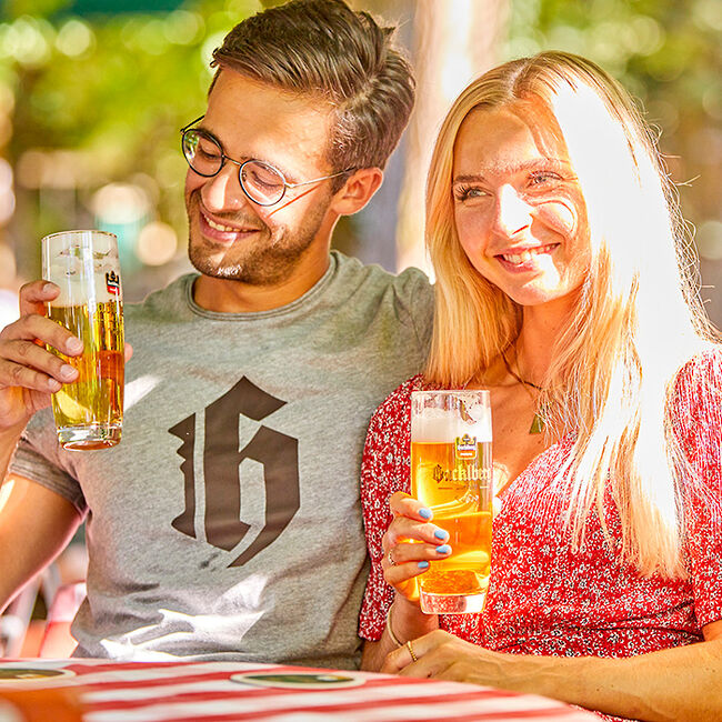 Biere der Brauerei Hacklberg Passau im Wellnesshotel Jagdhof, Bayerischer Wald